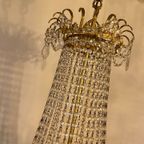 Peris Andreu Kristallen Kroonluchter Vintage Hanglamp Design Lamp thumbnail 4