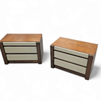 Pair / Bedside Tables With Scandinavian Design 1970s thumbnail 2