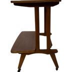 Vintage Bijzettafel Sidetable, Trolley Audio Meubel Jaren 60 thumbnail 17