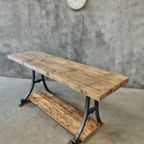 Industriële Tafel Sidetable Keukeneiland Bar 60 X 200 Cm thumbnail 10