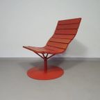 Marcus Arvonen Voor Ikea (ps 2009) - 2 Rode Draaifauteuils Brygga thumbnail 7