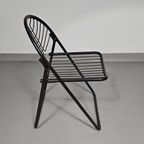 Gastone Rinaldi Folding Chair / Black / Italy 1970s thumbnail 4