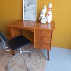 Retro Vintage Bureau, Werkplek, Desk, Divider Tafel Kaptafel thumbnail 5