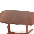 Ovalen 2x Verlengbare Eettafel Massief Teak Deens thumbnail 11