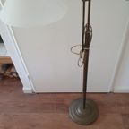 Vintage - Vloerlamp - Staande Lamp - Koper - Opaline Kap thumbnail 17