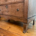 Oud Hollandse Eiken Ladenkast Commode Shabby Chic thumbnail 16