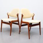 Set Van 2 Vintage Stoelen Teak thumbnail 4