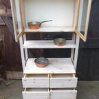 Witte Lundia Lade Vitrine Kast thumbnail 5
