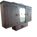 Vintage Houten Muurkast / Wandkast. thumbnail 5