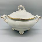 Koenigszelt Vintage Terrine Roomwit/goud thumbnail 3