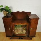 Vintage, Mid Century Dressoir, Drankkast, Barkast, Wandkast. thumbnail 3