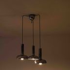 Mid-Century Vintage Hanglamp Luster In Chroom thumbnail 11