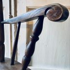 Antieke Windsor Chair. Spijlen Stoel. Origineel. thumbnail 4