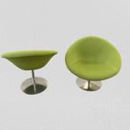2 Globe Draaistoelen Van Pierre Paulin Voor Artifort thumbnail 17
