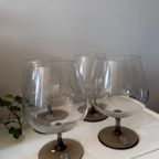 Schott En Zwiesel Christinehutte Vintage Set Van 4 Cognac Glazen thumbnail 2