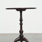 Engelse Antieke Bijzet / Wijntafel Met Single Piece Top Uit Begin 19e Eeuw thumbnail 2