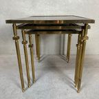 Vintage Brass ‘Nesting Tables’ thumbnail 10