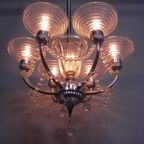 Art Deco Hanglamp G. Leleu thumbnail 9