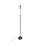 Adjustable / Conical Glass And Black Metal Floor Lamp By Tronconi, 1970s, Italy thumbnail 12