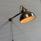 Vroege Rademacher Wandlamp Met Grote Emaille Kap thumbnail 9