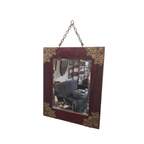 Frans Art Nouveau Houten Spiegel thumbnail 6
