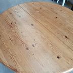 Vintage Danish Design Pine Round / Oval Extendable Dining Table thumbnail 5