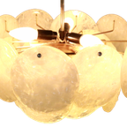 Vintage Frosted Ice Hanglamp Lamp 'medebach' thumbnail 8