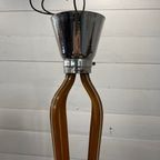 Vintage Spoetnik Lamp Hout En Glas. Door Drevo Humpolec thumbnail 6