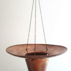 Vintage Antie Hangpot Koperen Lamp Fabrieks Lamp Hanglamp thumbnail 2