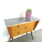 Jaren 50 Kastje Met Lades En Formica Blad Vintage thumbnail 9