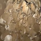 Capiz Schelpen Hanglamp Vintage Chrome Frame thumbnail 9
