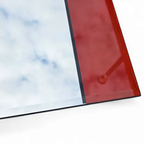 Large Mondrian Mirror / Can Be Used Vertically Or Horizontally / Facet Cut / thumbnail 2