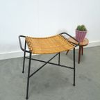 Ddr Rotan Kruk Met Staal Vintage thumbnail 7