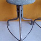 Unieke Vintage Industriële Krukken, In Hoogte Verstelbaar thumbnail 12