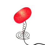 Pop Art - Nfk Verlichting - Hart - Tafellamp - 80's thumbnail 7