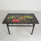 Vintage Tegeltafel Met Afbeelding Van Stierengevecht, Jaren 50 thumbnail 6