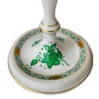 Chinese Bouquet Apponyi Green Kandelaar Porselein Herend thumbnail 3