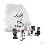 Keith Haring Schaakspel Zwart/wit Nieuw!! thumbnail 8