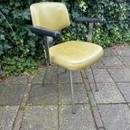 Mid Century Groene Gispen Stoel Met Armleuningen 1950S thumbnail 6