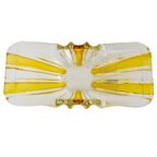August Walther & Sohne Persglas Schaal Geel 1970’s thumbnail 6