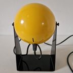 Vintage Eyeball Light Geel Bollampje Bollamp Jaren 60 thumbnail 5