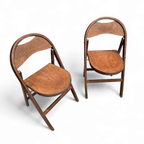 2 X Thonet B751 / Crocodile Print / 1930s thumbnail 11