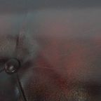 Mooie Rundleren Chesterfield Bijzet/ Salontafel In Een Mooie Rode Kleur Met Glazen Blad thumbnail 4