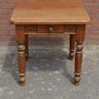Grenenhouten Eettafel Vierkant thumbnail 3