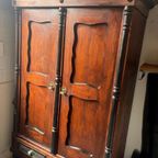 Stoere Originele Multifunctionele Kast: Donkerbruin & Zwart thumbnail 2