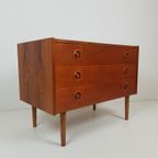 Vintage Deens Ladenkastje | Danish Chestdrawer Teak Fineer thumbnail 12