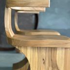 Massief Houten S Shape Stoel (meerdere Stuks In Stock) thumbnail 8