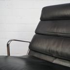 Leather Eames Office Chair Model Ea216 For Herman Miller thumbnail 4