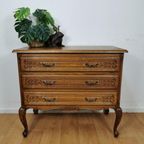 Vintage Queen Ann Ladekastje, Commode Dressoir Ladekast Badkamermeubel 101 thumbnail 2