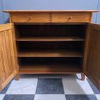 Teak Hallway Cabinet 2 Doors 2 Drawers 1980S. thumbnail 4